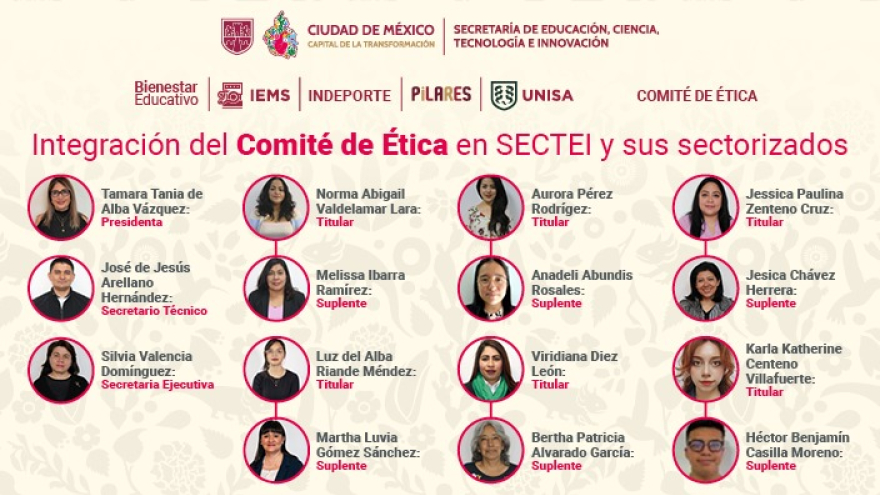 INTEGRANTES DEL COMITÉ DE ÉTICA